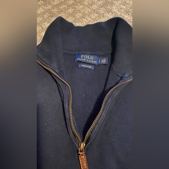 Ralph Lauren Polo 3/4 zip kids large - Picture 2 of 4